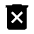 Delete Forever Fill Icon from Outlined Fill - Material Symbols Set