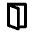 Door Open Alt Icon from Outlined Line - Material Pro Set