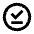 Download Done Circle Icon from Outlined Line - Material Pro Set