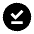 Download Done Circle Fill Icon from Outlined Fill - Material Pro Set