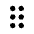 Drag Indicator Fill Icon from Sharp Fill - Material Symbols Set