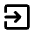 Exit To App Icon from Rounded Line - Material Pro Set