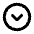 Expand Circle Down Icon from Rounded Line - Material Pro Set