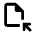 File Open Icon from Rounded Line - Material Pro Set
