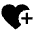 Heart Plus Fill Icon from Outlined Fill - Material Symbols Set