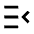 Hide Sidebar Menu Fill Icon from Outlined Fill - Material Pro Set