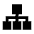 Hierarchy 1 Fill Icon from Sharp Fill - Material Pro Free Set