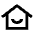 Home Smile Icon from Outlined Line - Material Pro Set