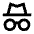 Incognito Icon from Sharp Line - Material Pro Set