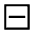 Indeterminate Check Box Icon from Sharp Line - Material Symbols Set