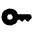 Key Fill Icon from Rounded Fill - Material Pro Set