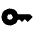 Key Fill Icon from Sharp Fill - Material Pro Set