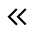 Keyboard Double Arrow Left Fill Icon from Sharp Fill - Material Symbols Set