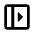 Left Panel Open Icon from Rounded Line - Material Pro Set