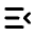 Menu Open Fill Icon from Rounded Fill - Material Pro Set