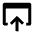 Open In Browser Icon from Outlined Line - Material Pro Set