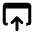 Open In Browser Fill Icon from Rounded Fill - Material Pro Set