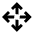 Open With Fill Icon from Sharp Fill - Material Pro Set