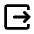 Output Icon from Rounded Line - Material Pro Set