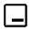 Position Bottom Right Icon from Outlined Line - Material Symbols Set