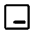 Position Bottom Right Icon from Rounded Line - Material Symbols Set