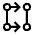 Rebase Icon from Sharp Line - Material Symbols Set