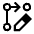 Rebase Edit Icon from Sharp Line - Material Symbols Set