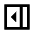 Right Panel Open Icon from Sharp Line - Material Pro Set