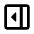 Right Panel Open Icon from Rounded Line - Material Pro Set
