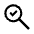 Search Check Icon from Sharp Line - Material Symbols Set | Free Download as SVG Vector and Transparent PNG | Streamline icons