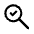 Search Check Icon from Rounded Line - Material Symbols Set