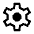 Settings Icon from Outlined Line - Material Symbols Set