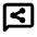 Share Reviews Icon from Rounded Line - Material Pro Set