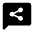Share Reviews Fill Icon from Rounded Fill - Material Symbols Set