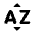 Sort By Alpha Icon from Rounded Line - Material Pro Set