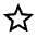 Star Icon from Sharp Line - Material Symbols Set