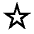 Star Rate Icon from Sharp Line - Material Symbols Set