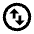 Swap Vertical Circle Icon from Sharp Line - Material Pro Set