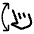 Swipe Vertical Icon from Rounded Line - Material Symbols Set