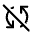 Sync Disabled Icon from Rounded Line - Material Symbols Set
