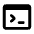 Terminal Icon from Rounded Line - Material Pro Set