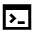 Terminal Icon from Sharp Line - Material Pro Set