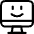 Desktop Monitor Smiley Icon from Ultimate Regular - Free Set