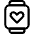 Smart Watch Square Heart icon - Free transparent PNG, SVG. No sign up needed.
