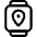 Smart Watch Square Location Icon from Ultimate Regular - Free Set