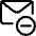 Email Action Subtract Icon from Ultimate Regular - Free Set