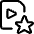 Video File Star Icon from Ultimate Regular - Free Set