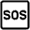 Sos Sign icon - Free transparent PNG, SVG. No sign up needed.
