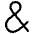 Ampersand Icon from Ultimate Regular - Free Set