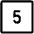 Number Five Square icon - Free transparent PNG, SVG. No sign up needed.